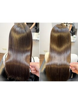【三宮5分】美髪縮毛矯正×バイカルテトリートメントで憧れの美しい艶髪ストレートへと導きます◇