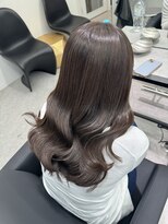 ペレ 栄 アネックス(PELE栄ANNEX) 韓国 くびれロング レイヤー ワンホンヘア 小顔前髪