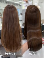 ハピネス 梅田茶屋町店(HAPPINESS)&nbsp;韓国風/レイヤーカット/顔周り/顔まわり/髪質改善/ベージュ