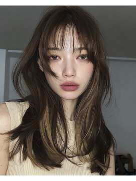 ジュール サウス 新宿南口(Joule South) 顔周り/レイヤーカット/ブリーチなし/韓国レイヤー/前髪カット
