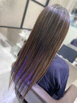 あお へあさろん インナーカラー