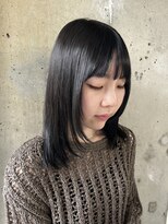 ロエム(Loem)&nbsp;【anon】 ミディアムレイヤー×ブルーブラック