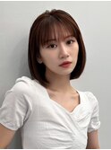 韓国ボブ/タッセルボブ/切りっぱなしボブ