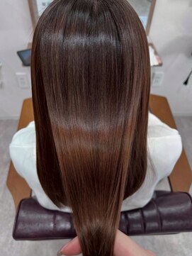 ベリテ 津田沼駅前店(verite) 黒髪カタログ/クラゲヘアー/オリーブグレー/津田沼駅前