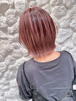 モアナ バイ ヘッドライト 二俣川店(Moana by HEADLIGHT)&nbsp;Moana【二俣川】#コントラスト#ハイライト#ピンク#外はねボブ