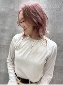 透明感ピンクベージュ