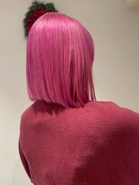 ベレーザ 渋谷(BELEZA) 17534全頭ブリーチアンブレラカラーバーガンディチェリーレッド