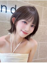 サンドパールス 仙台店(sand PALCE)&nbsp;髪質改善/大人ガーリー/似合わせカット/ショートボブ前髪/仙台