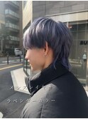 メンズハイトーン/メンズダブルカラー/ラベンダー/中野美容室