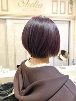 シェリア(Shelia)&nbsp;ショートボブ×パープル