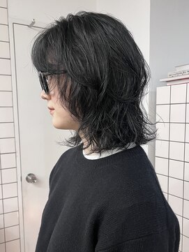 カルテ(QUARTE) ニュアンスパーマ　透け感カラー