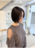 【切りっぱなしボブ】
