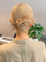アルバム 銀座(ALBUM GINZA)&nbsp;ハイトーンブリーチ韓国ヘアおくれ毛_ba581051
