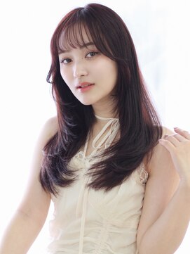 シロフイケブクロ(shirof ikebukuro) ロングレイヤー/ストレート/髪質改善/20代30代40代前髪あり