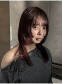 レイヤーカット/くびれヘア/暖色カラー/透明感カラー［新潟］
