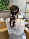 つるっと編みおろしヘア葉田22