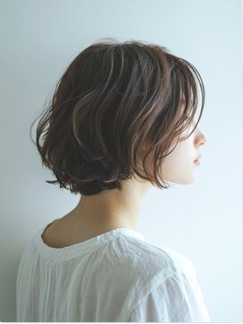 ドアーズ(Door's) 30代40代ショート白髪染めグレイカラーボブ艶栄名駅伏見丸の内