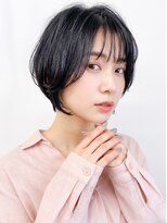 アンジュール(UNJOUR.)&nbsp;髪質改善黒髪ショートボブ/小顔/ブリーチなしカラー◎
