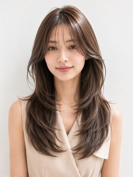 サーカス バイ ビュートリアム 青山(CIRCUS by BEAUTRIUM) 顔周りレイヤー 40代50代 艶髪 レイヤースタイル 表参道 青山