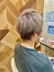 リッカヘアデザイン(lycka hair design)の写真/【茨木市駅3分】暗く染めるだけの白髪染めから、明るく自然になじむ上品な髪色へ