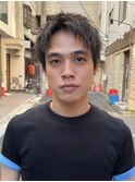 ニュアンスパーマニュアンスウルフダウンバングスペインカール