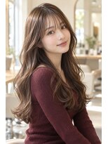 チャチャブラン アミー(cha-cha Blanc Amie)&nbsp;シースルーバング×やわらかロングカール