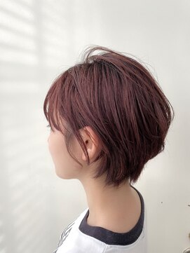 ジーナ 博多(Zina) 【Zina博多】イメチェン毛先パーマ耳かけ×ピンクブラウン