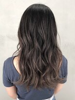 アルバム 銀座(ALBUM GINZA) グラデーションロング_ココアブラウンフリンジウェーブ_ba300302