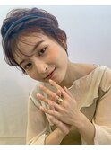 透け感の柔らかいハンサムショート