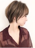【to/na】宮崎えりな 20代30代40代50代◎小顔ショートひし形