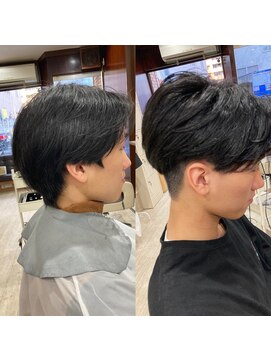 リライト ［relight尼崎］濡れ髪風メンズセンターパート