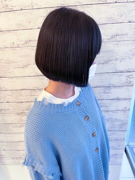 ファム 十日市店(femme) 黒髪ミニボブ