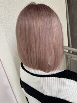 メモリーズ(Memories)&nbsp;【Memories】ピンクミルクティー×前下がりボブ