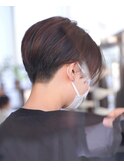 【SHARON原宿】暖色系ブラウン×刈り上げショート