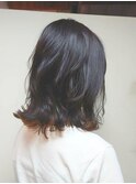レイヤーミディ大人かわいいインナーカラー【カミケン方木田店】
