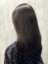 テトテ 門戸厄神店(tetote)&nbsp;【tetote村山サロンスタイル】グレージュ / 艶ストレート