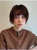 一つ結びにしても可愛い◎ウルフ風顔まわりカット♪