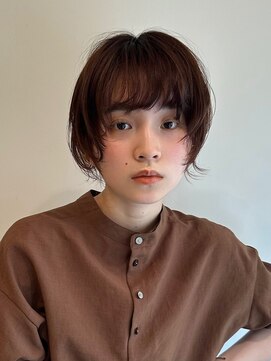 ローネス(LONESS) 一つ結びにしても可愛い◎ウルフ風顔まわりカット♪