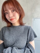 ロジッタ(ROJITHA)&nbsp;【ROJITHA原宿表参道】外はねミディ×オレンジカラー