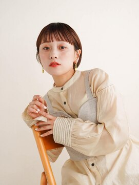 ジュール 大分(Joule) ミディアムヘア/斜めバング/グレージュカラー/大分駅