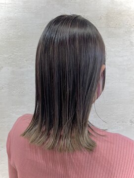 アンジェリカ(Angelica Total Beauty Lifestyle Design) グレージュエモージュカラーナチュラル裾カラー