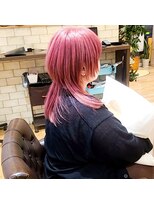 ヘアーアンドスパ フラップス(FLAPS) フルブリーチ/キャンディピンク