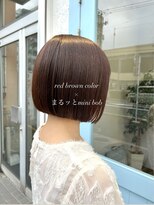 ヘアーリビングリコ 新潟笹口店(hair living Liko) red brown color×まるッとmini  bob