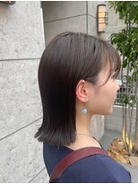 ニール シトロン 名古屋 伏見 丸の内(NEELU citron)&nbsp;【Neelucitron_hachi】切りっぱなしボブ