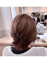 シオン(sion)&nbsp;ピンクベージュ系ショートウルフ/20代/30代/40代/50代