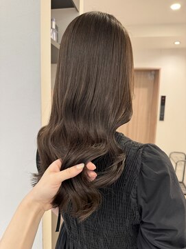 ユーフォリア 青山(Euphoria) maroベージュ透明感カラーミディアムロング/担当yuki