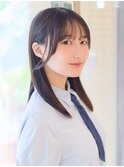 20代/30代/シースルーバング/まとまる清楚系レイヤー
