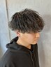 【6月限定】メンズカット＋波巻きパーマ ￥9900