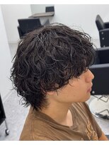 ブライト(BRIGHT)&nbsp;マッシュウルフ波巻きスパイラルパーマ