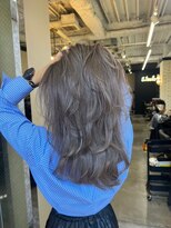 スティーロ 渋谷(Steelo) レイヤーカット×アッシュグレージュ